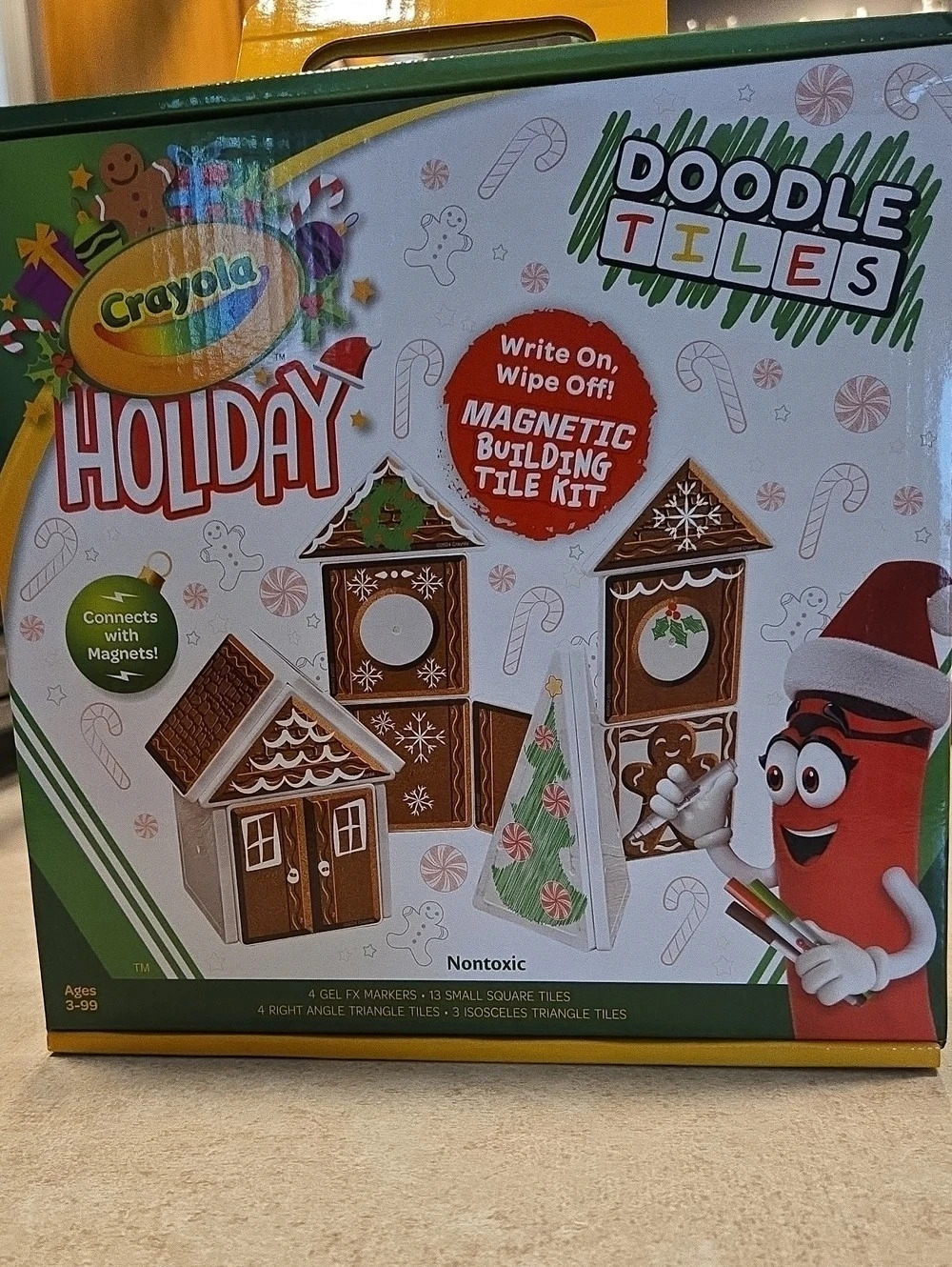 Crayola Holiday Doodle Tiles NWT
